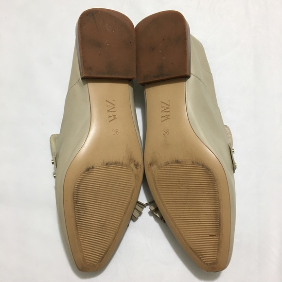 Zara Ecru dressy shoes size 38 - Picture 11 of 12